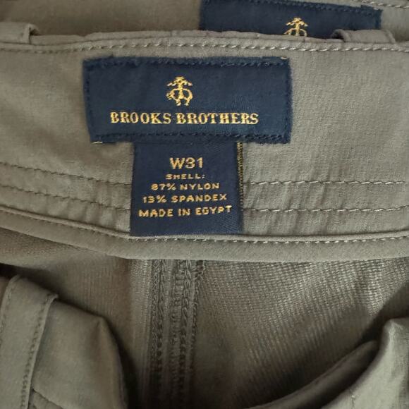 Brooks Brothers Gray Men's Solid Golf Shorts NWT Size 31 - Picture 7 of 7